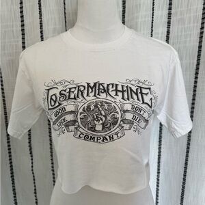 White Graphic Tee - Short Sleeve